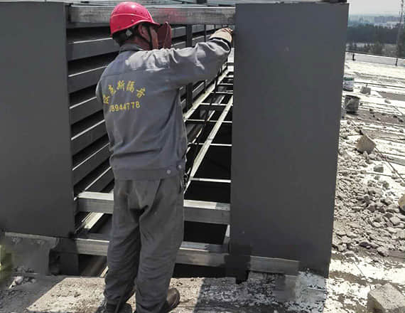 大型空分車間屋面通風散熱消聲系統