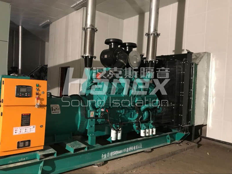 柴油發(fā)電機(jī)房隔音降噪項目案例-臨平農(nóng)村信用社